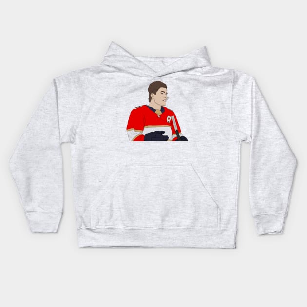 Matthew Tkachuk Kids Hoodie by aimeefergiex